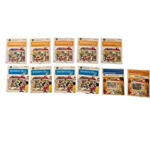VINTAGE GENERAL ELECTRIC SHOW N TELL PICTURE SOUND DISNEY‎ LOT OF 14